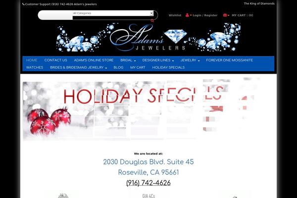 Site using Wd_quickshop plugin
