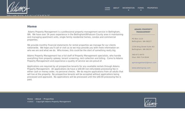 adamsprop.com site used Listingpress