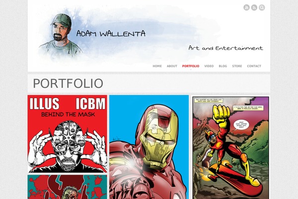 Fullscene theme site design template sample