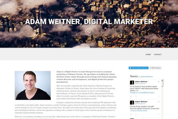 SKT White theme site design template sample