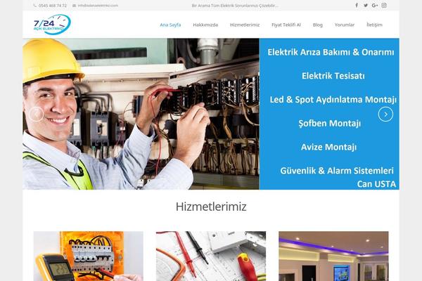 Impreza theme site design template sample