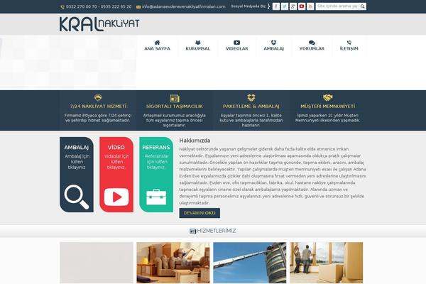 nakliyat theme websites examples