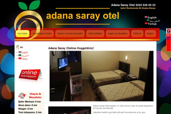 adanasarayotel.com site used Oteladana