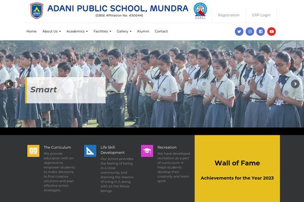 Ed-school theme site design template sample