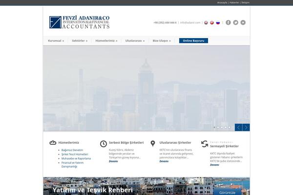 Modernize theme site design template sample