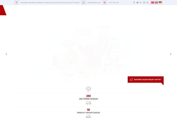 Denge theme site design template sample