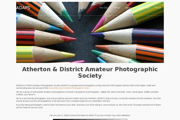 Pinnacle theme site design template sample
