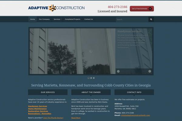 Empire theme site design template sample