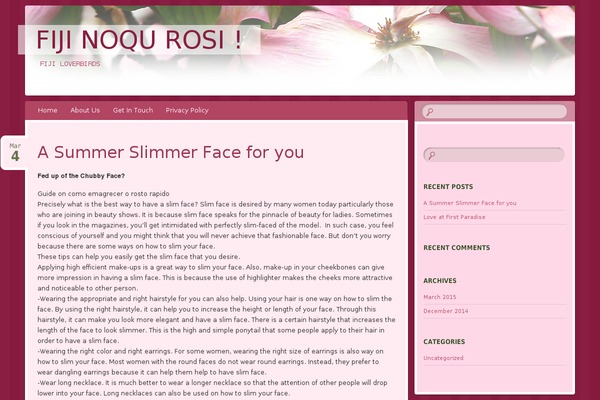 Bouquet theme site design template sample