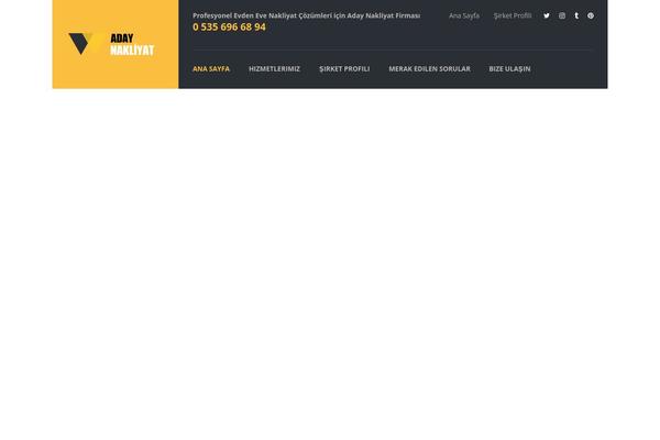 TheBuilt theme site design template sample