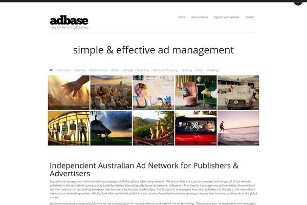 Aware theme site design template sample