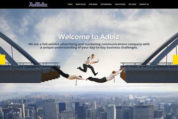 Scroller theme site design template sample