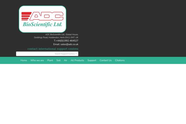 adc.co.uk site used Dzined