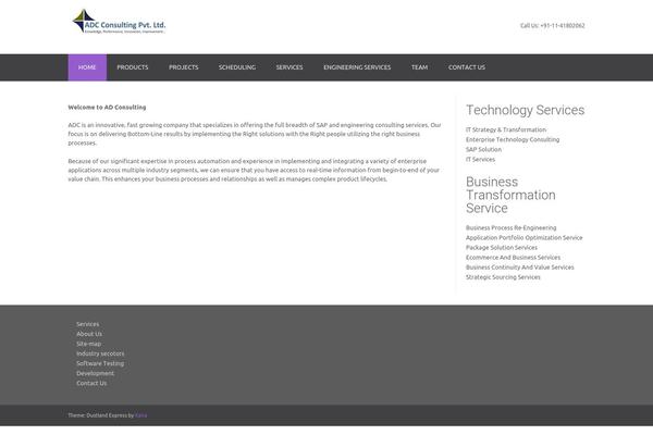 Dustland Express theme site design template sample