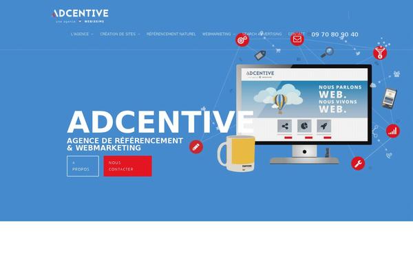 adcentive.fr site used M1press-theme