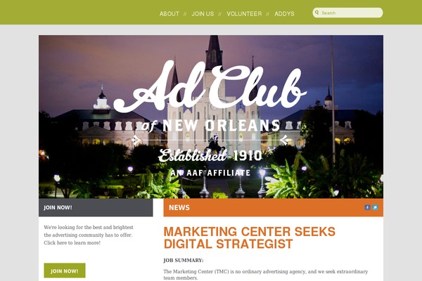 adclub theme websites examples