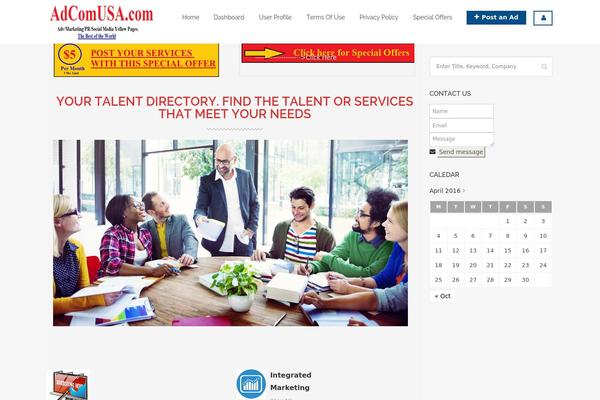 Directory-theme theme site design template sample