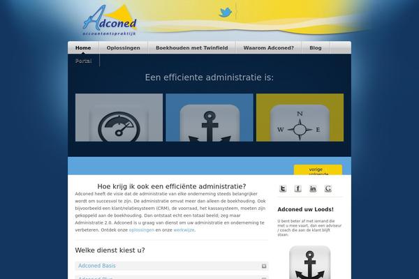 Sealight theme site design template sample