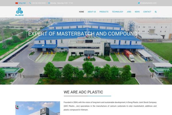 Adc theme site design template sample