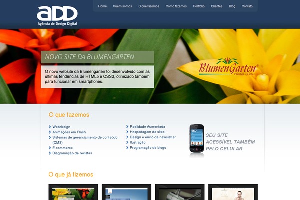 ADD theme websites examples
