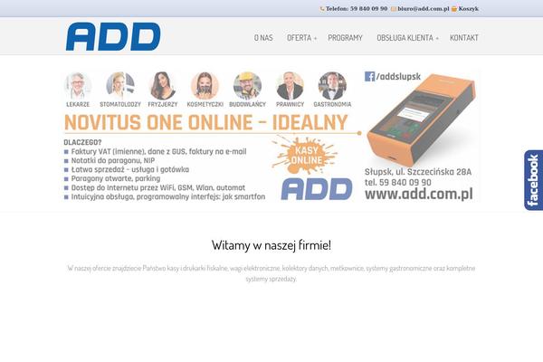 Site using Soslider-social-slider plugin