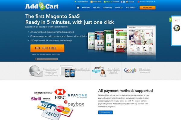 add2cart.com site used Knowpress-v1.2