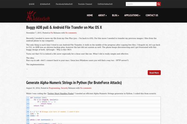 Techworld theme site design template sample