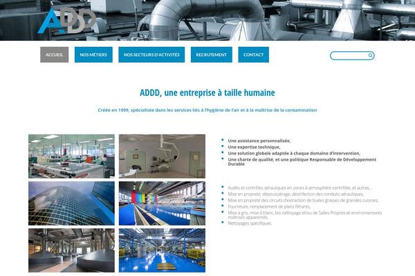 addd.fr site used Medicallink-theme