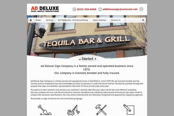 G6feature theme site design template sample