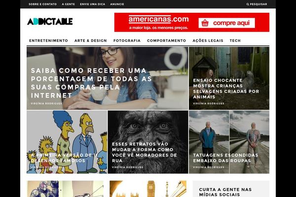 Magcast theme site design template sample