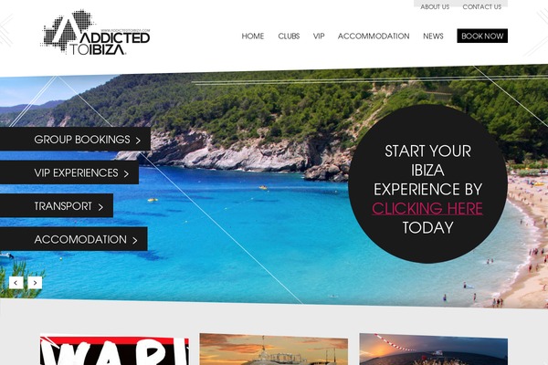 addictedtoibiza.com site used Addicted