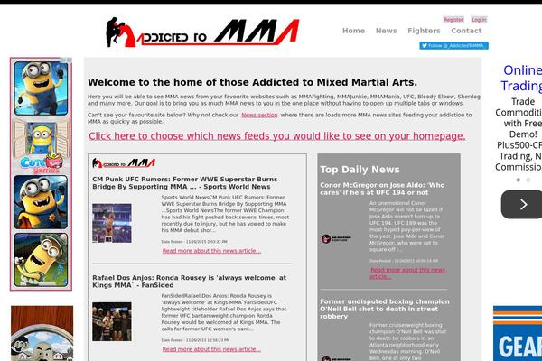 addictedtomma.com site used Bjpenn