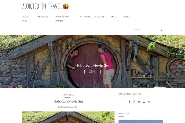 Site using Flickr Justified Gallery plugin