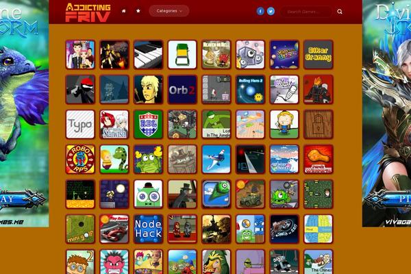 Myfriv theme site design template sample