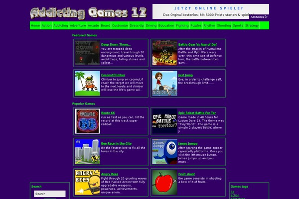 Arcadexls theme site design template sample