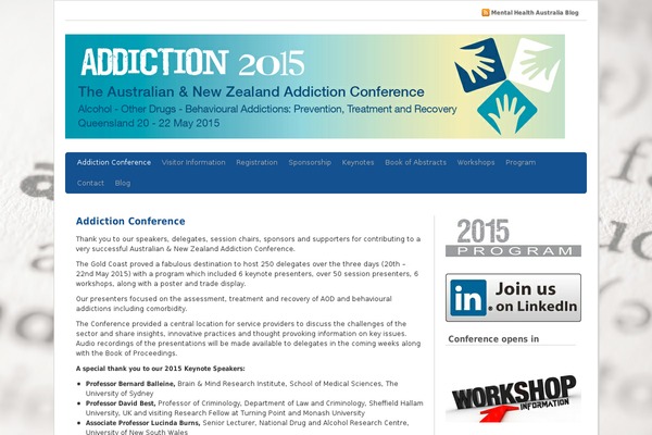 addictionaustralia.org.au site used Regal.2.3.1