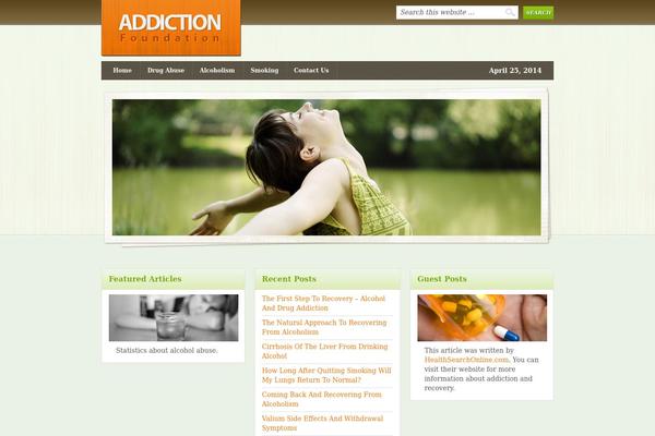 addictionfoundation.com site used Outreach