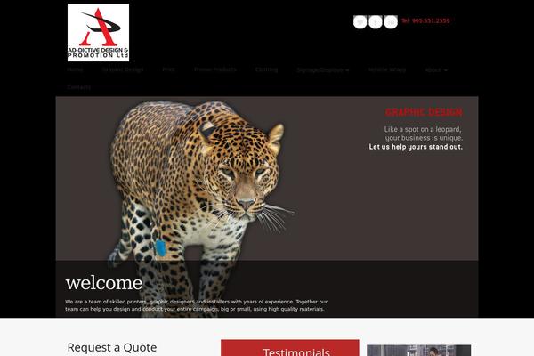 Nexus theme site design template sample