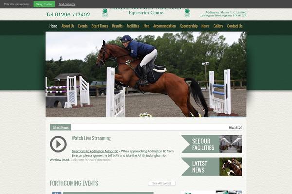 Addington theme websites examples