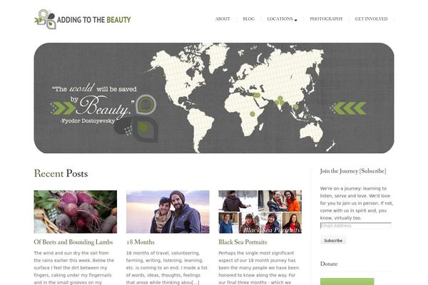 Site using Alpine PhotoTile for SmugMug plugin