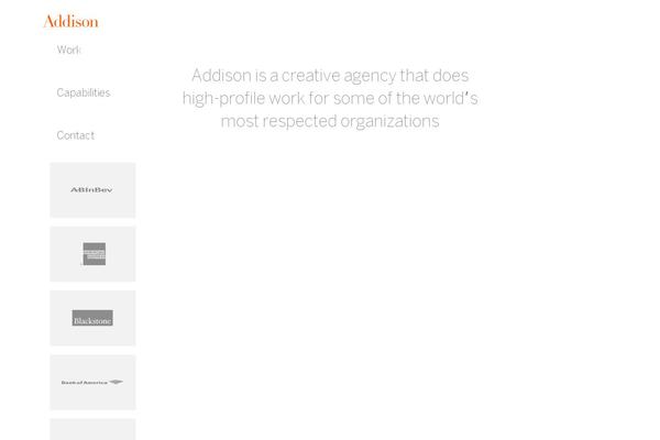 Addison theme websites examples
