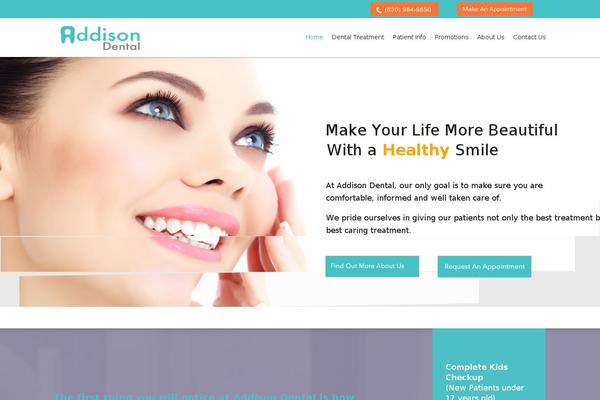 Dante theme site design template sample