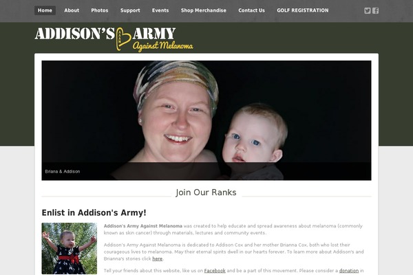 addisonsarmy.org site used Skt-salon