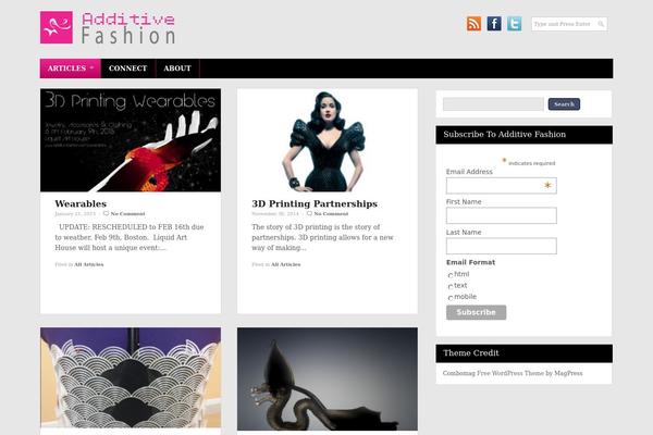 Combomag theme site design template sample