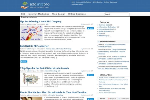 Gazpomag theme site design template sample