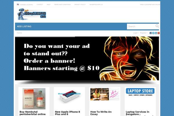 Ct theme site design template sample
