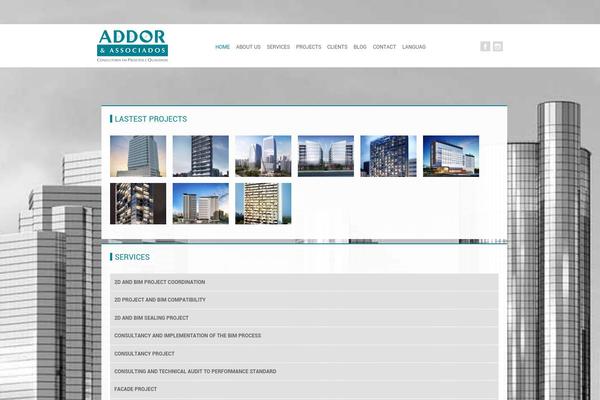 Modernist theme site design template sample