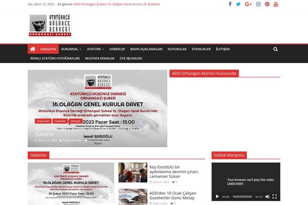 ColorMag theme site design template sample