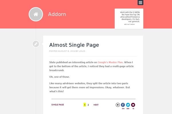 Lingonberry theme site design template sample