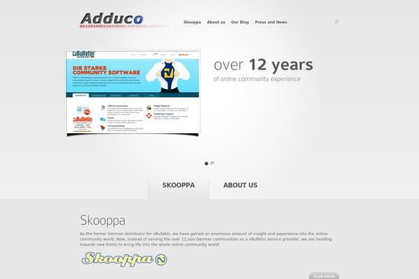 Nova theme site design template sample
